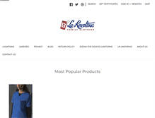 Tablet Screenshot of lrfamilyclothing.com